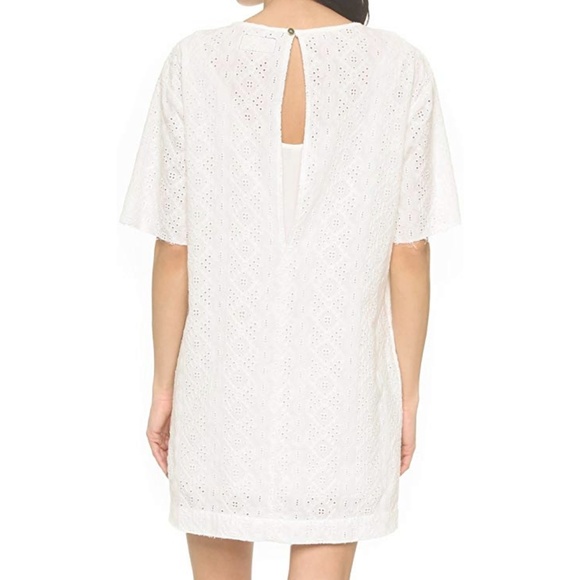 NWT current/elliott eyelet t-shirt dress - Picture 2 of 5